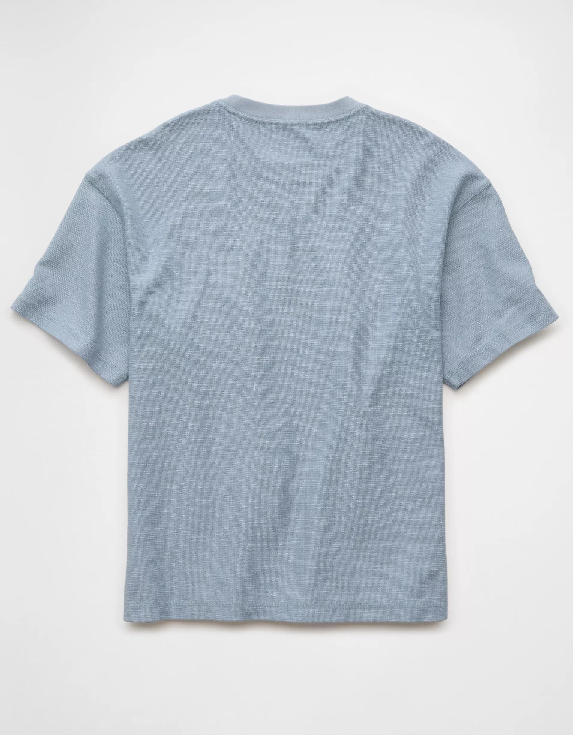 AE 24/7 Boxy Textured T-Shirt Product Image