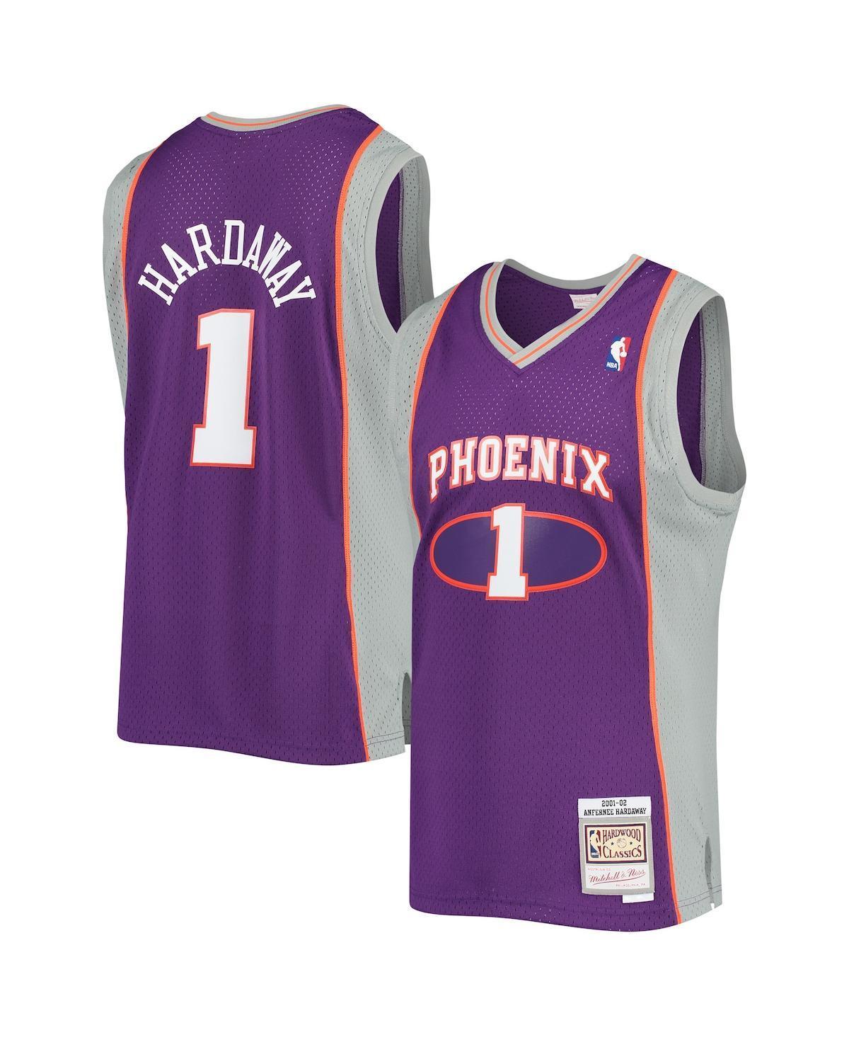 Mens Mitchell & Ness Penny Hardaway Purple Phoenix Suns 2001-2002 Authentic Hardwood Classics Swingman Jersey Product Image