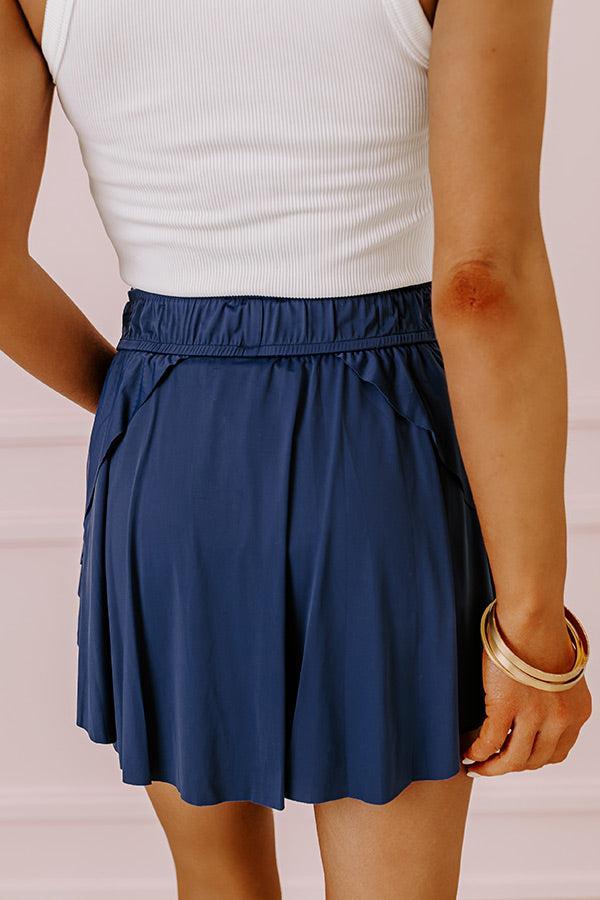 Healthy Habits Athletic Skort In Navy Product Image