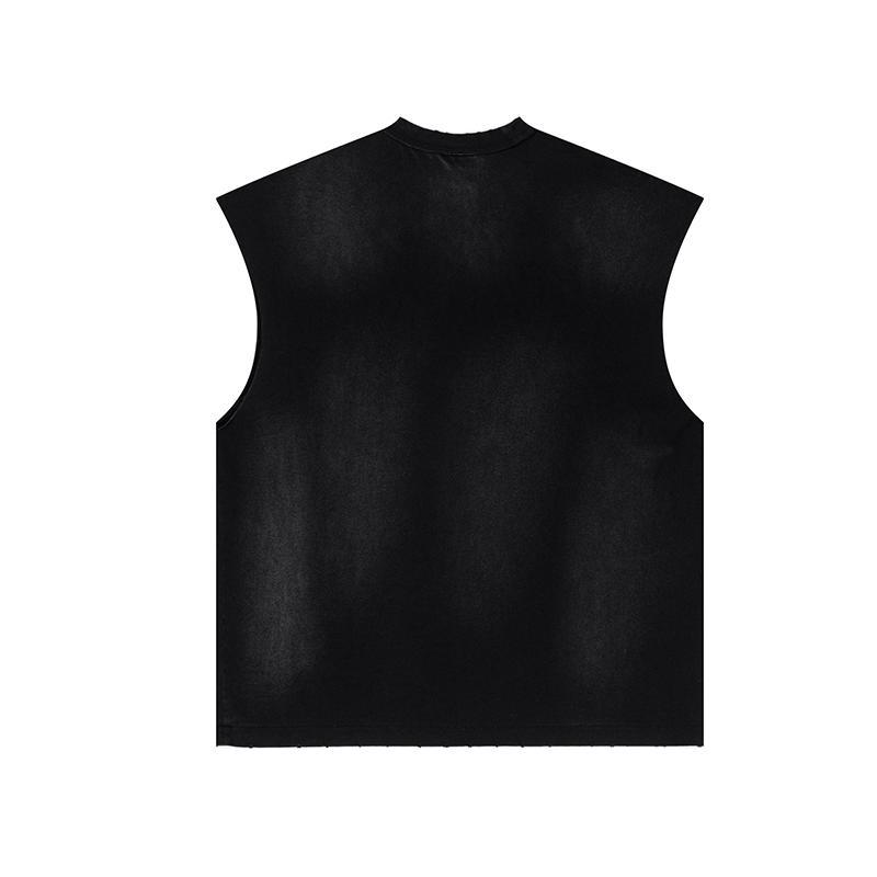 Vintage Distressed Tank Tops Sleeveless Shirts Product Image