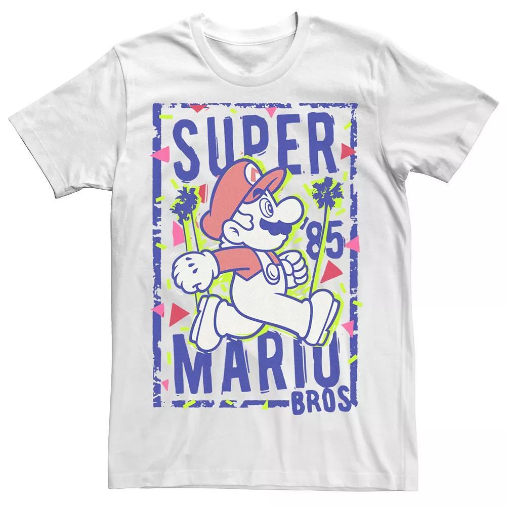 Men's Super Mario Bros 85 Retro Portrait Tee,  Product Image