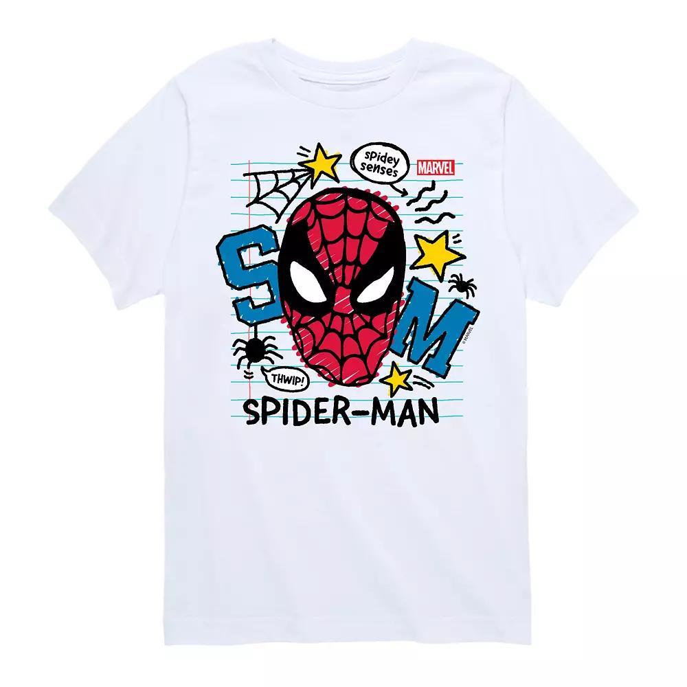 Boys 8-20 Marvel Spider-Man Spidey Sense Sketch Graphic Tee, Boy's,  Product Image
