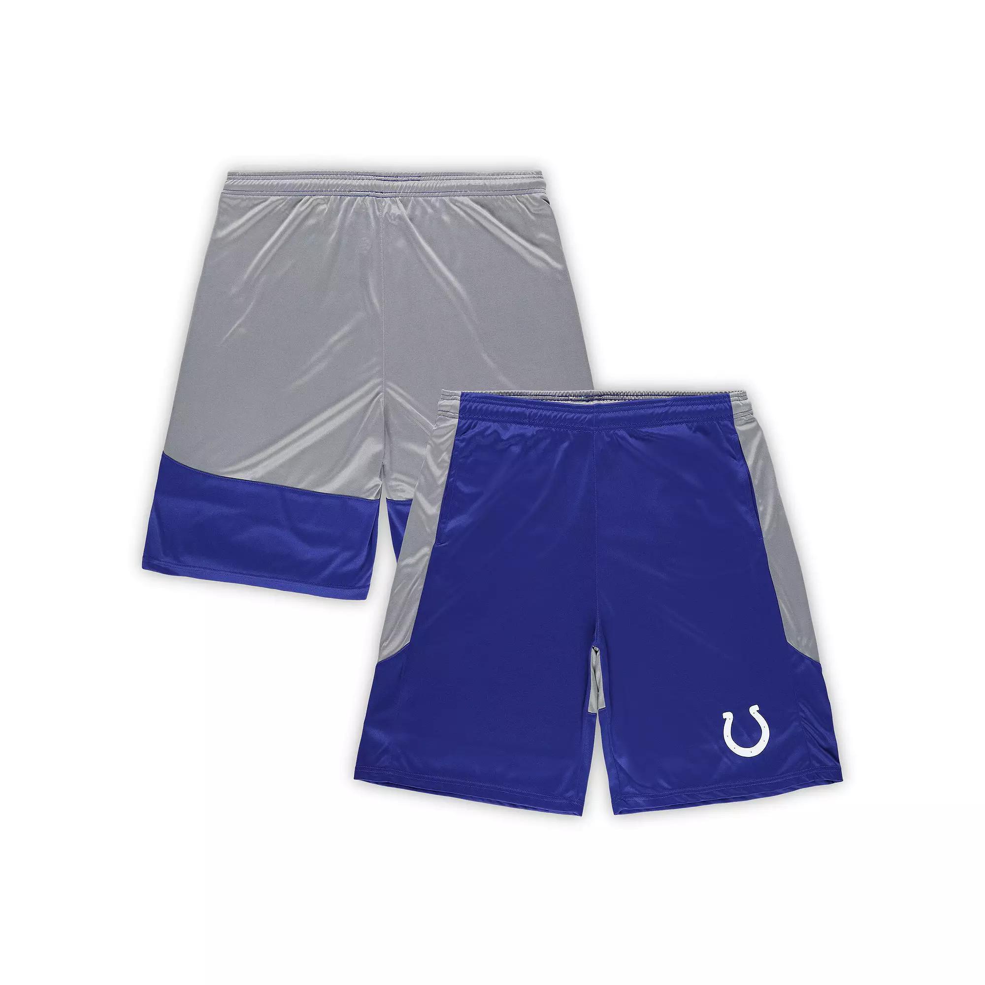 Men's Fanatics Royal Indianapolis Colts Big & Tall Team Logo Shorts,  Product Image