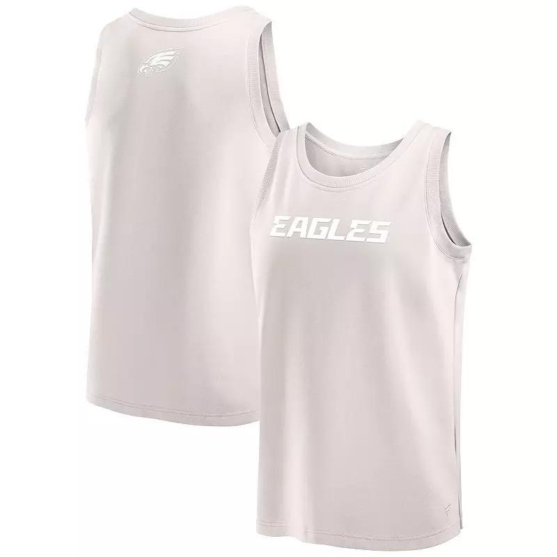 Men's Fanatics Cream Philadelphia Eagles Elements Tank Top,  Product Image