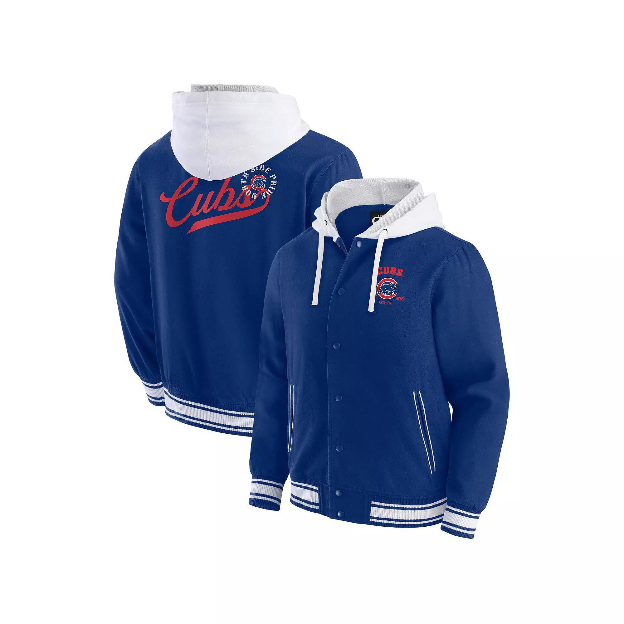 Men's Darius Rucker Collection by Fanatics Royal Chicago Cubs Full-Snap Hooded Jacket,  Product Image