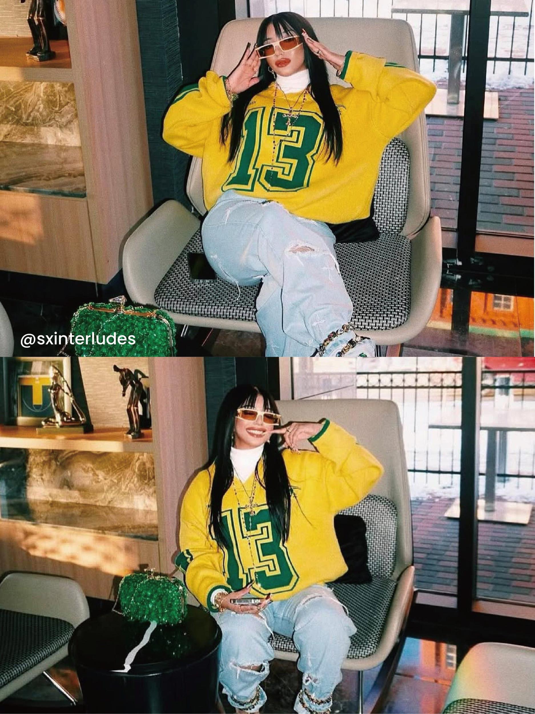 Aelfric Eden Number Graphic Polo Sweater Product Image