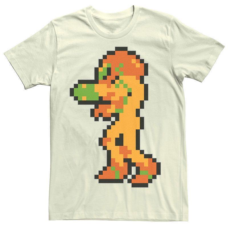 Men's Nintendo Samus Suit Colorful Pixelated Tee, Size: Small, Royal Product Image