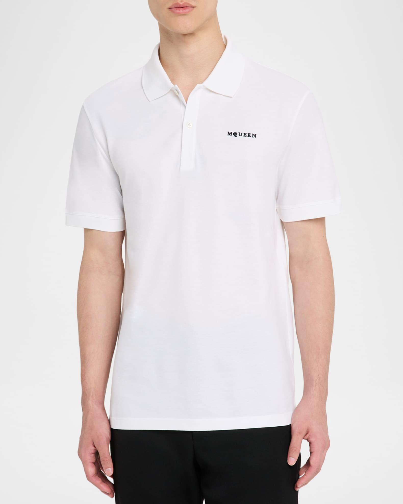 Men's Embroidered Logo Pique Polo Shirt Product Image