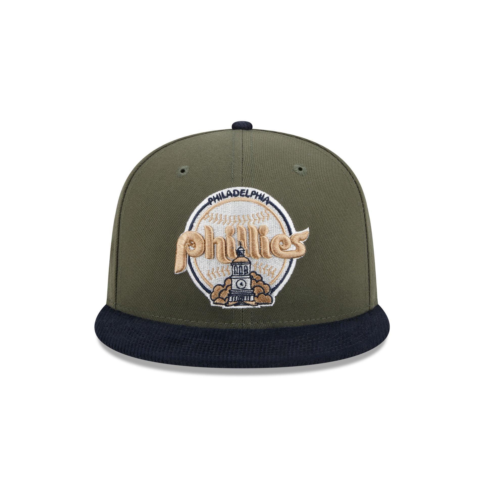 Philadelphia Phillies Olive Green 59FIFTY Fitted Hat Male Product Image