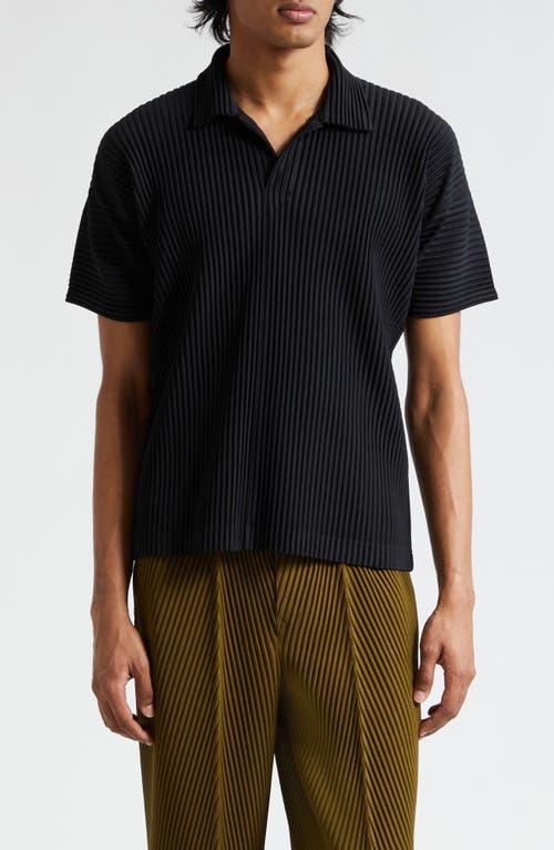 Mens Basics Pleated Polo Shirt Product Image