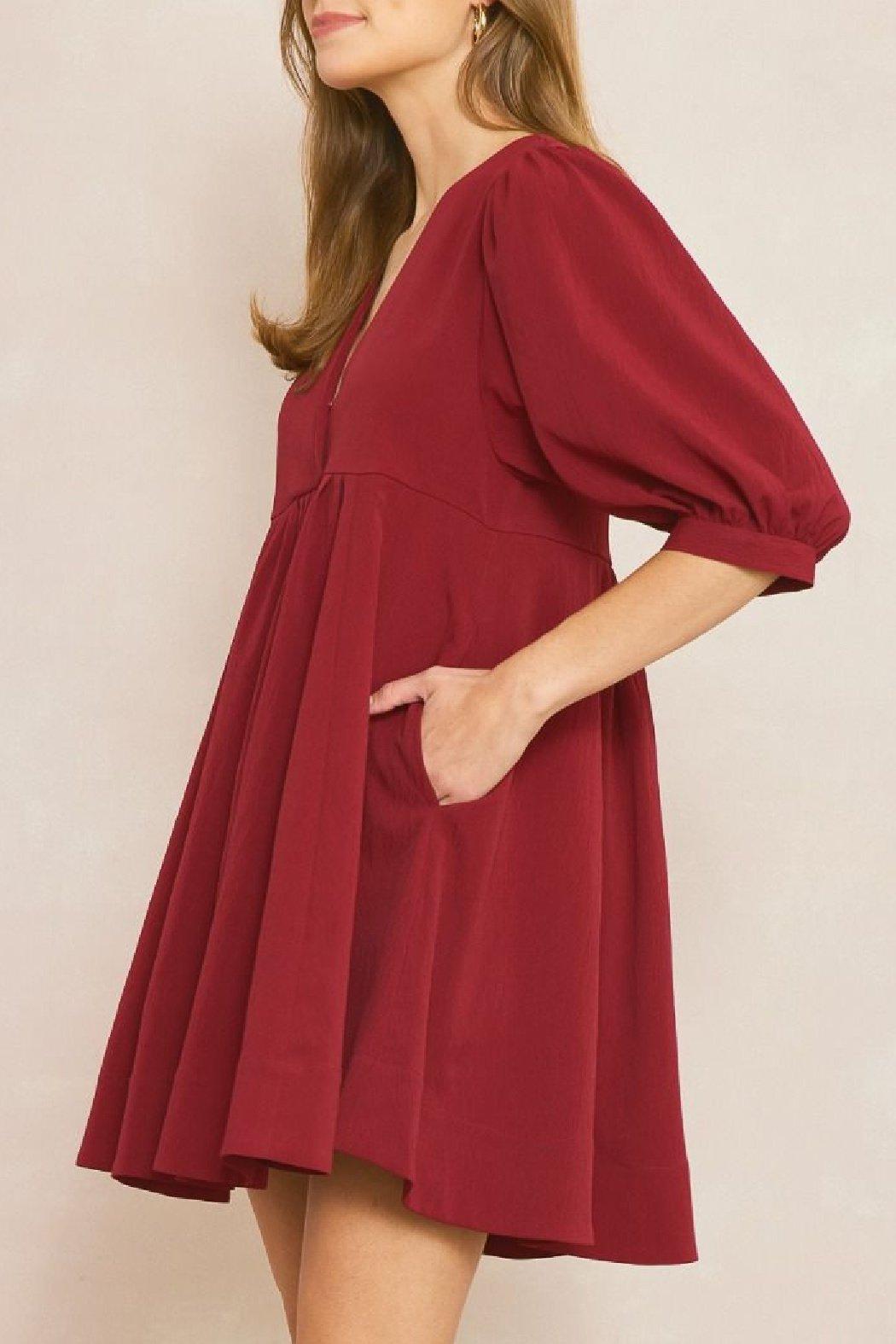 Halfsleeve Babydoll Dress Product Image