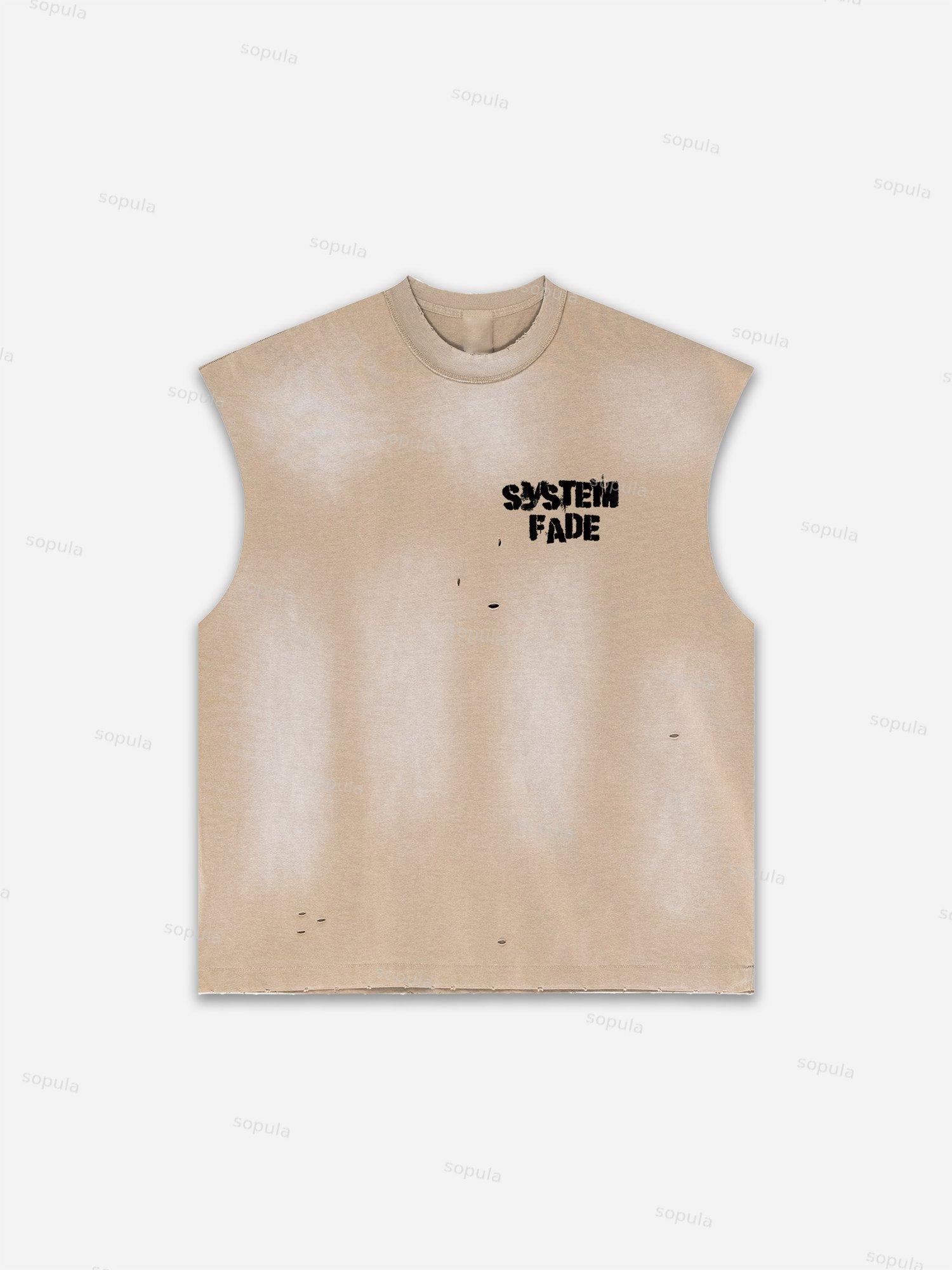 Basketball Dreams Boys Print Distressed Tank Top Product Image