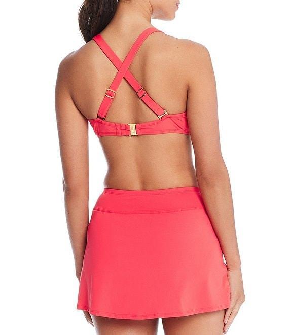 Bleu Rod Beattie Ring Me Up High Waisted Swim Skirt Product Image