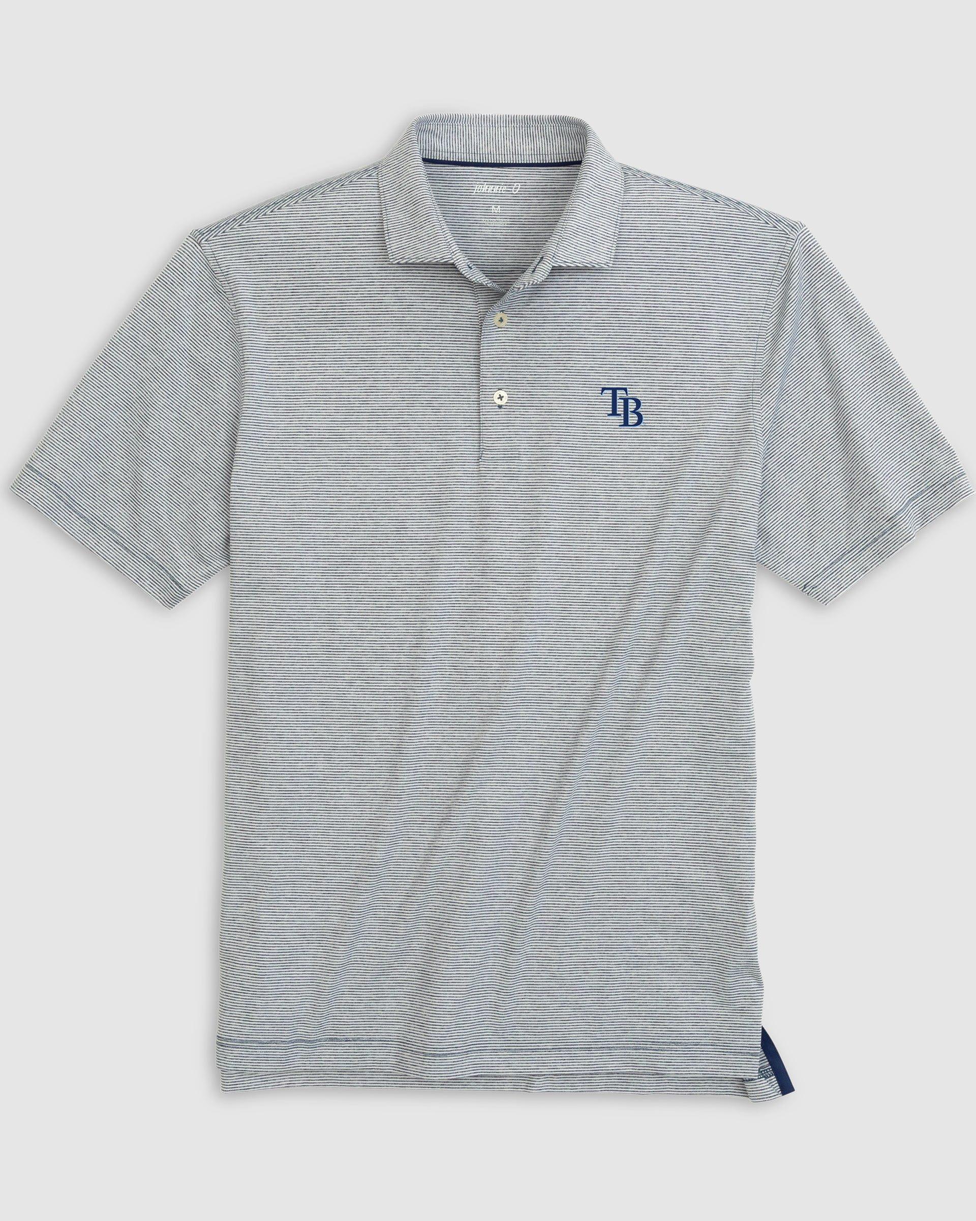 Georgetown Lyndonn Striped Jersey Performance Polo Product Image