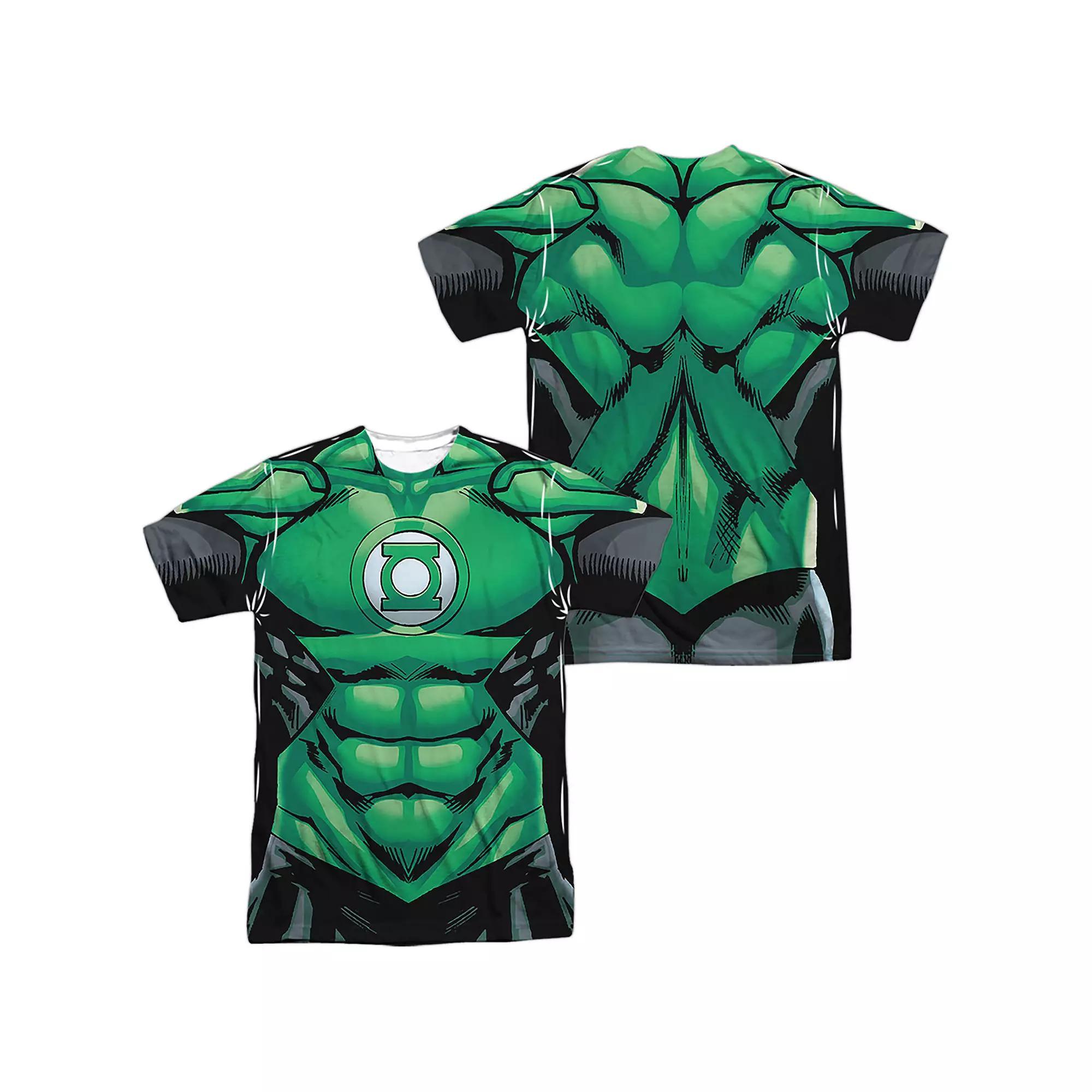 Mens Green Lantern Body Sublimated Graphic Tee Product Image