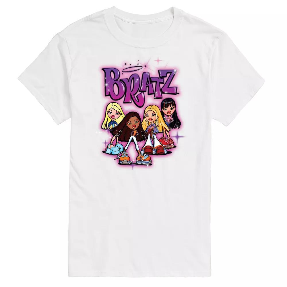 Men's Bratz Doll Group Graphic Tee, Size: XL, White Product Image