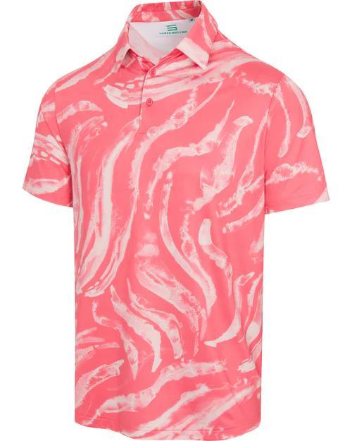Three Sixty Six Men’s Print Golf Polos Product Image