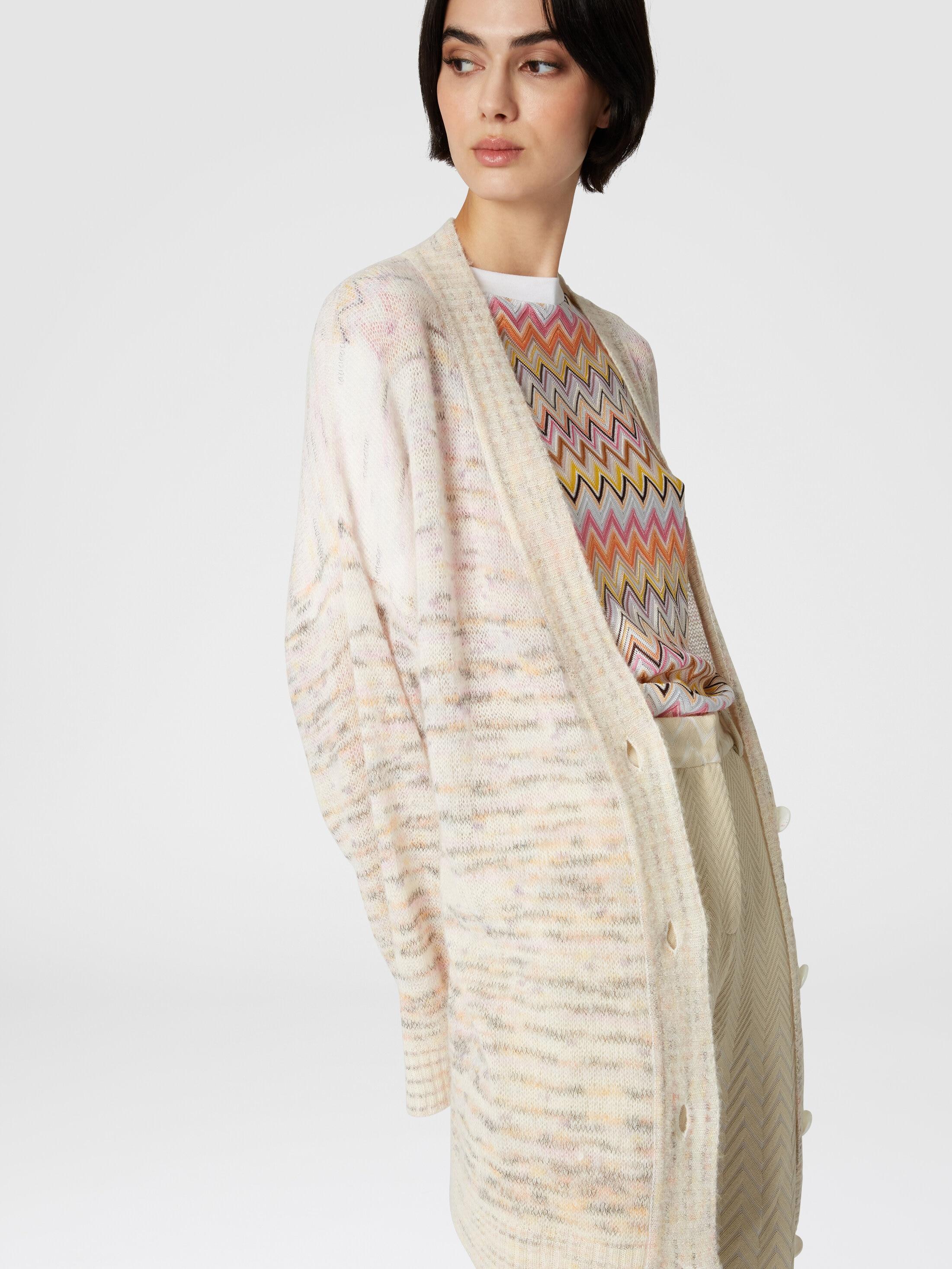 Oversized viscose, alpaca and wool cardigan Product Image