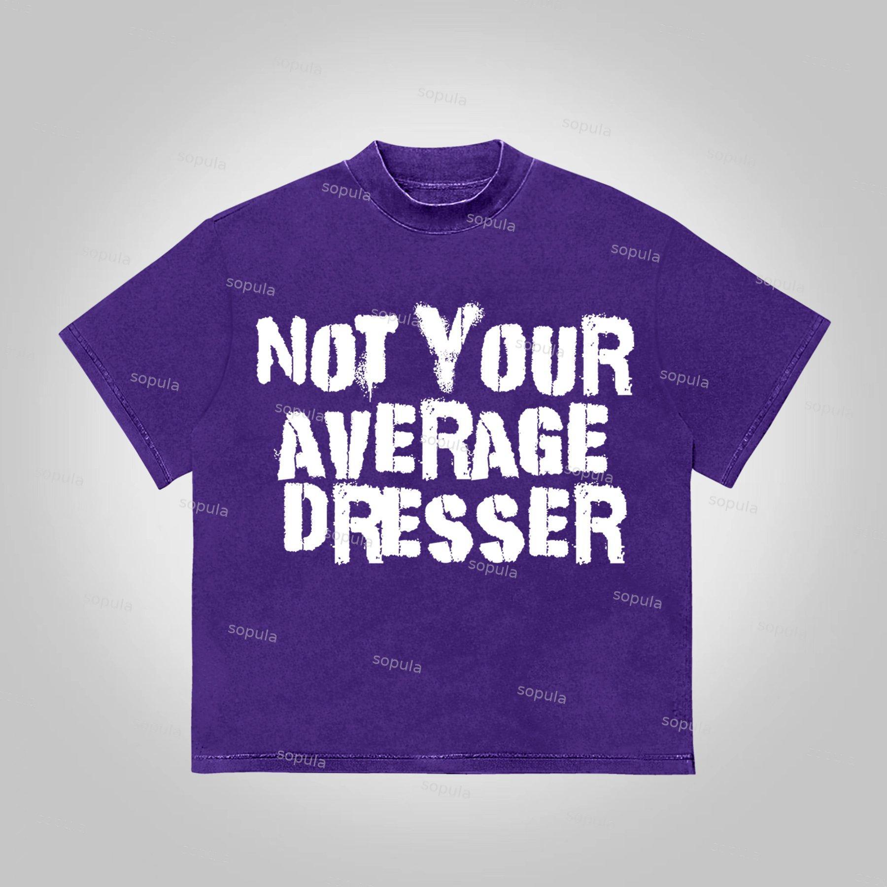 Sopula Not Your Average Dresser Print Cotton T-Shirt Product Image