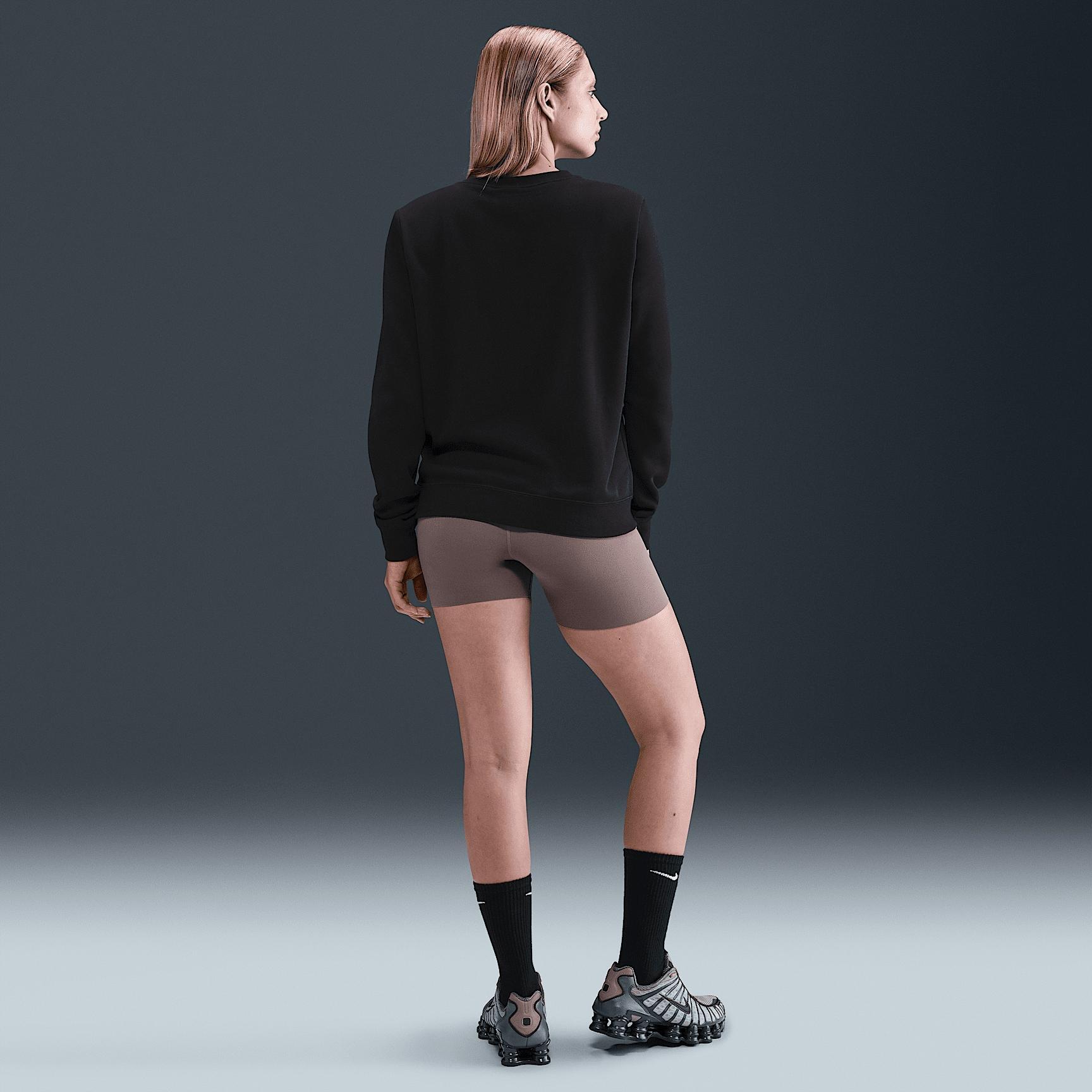 Nike Sportswear Club Fleece Women's Logo Crew-Neck Sweatshirt Product Image