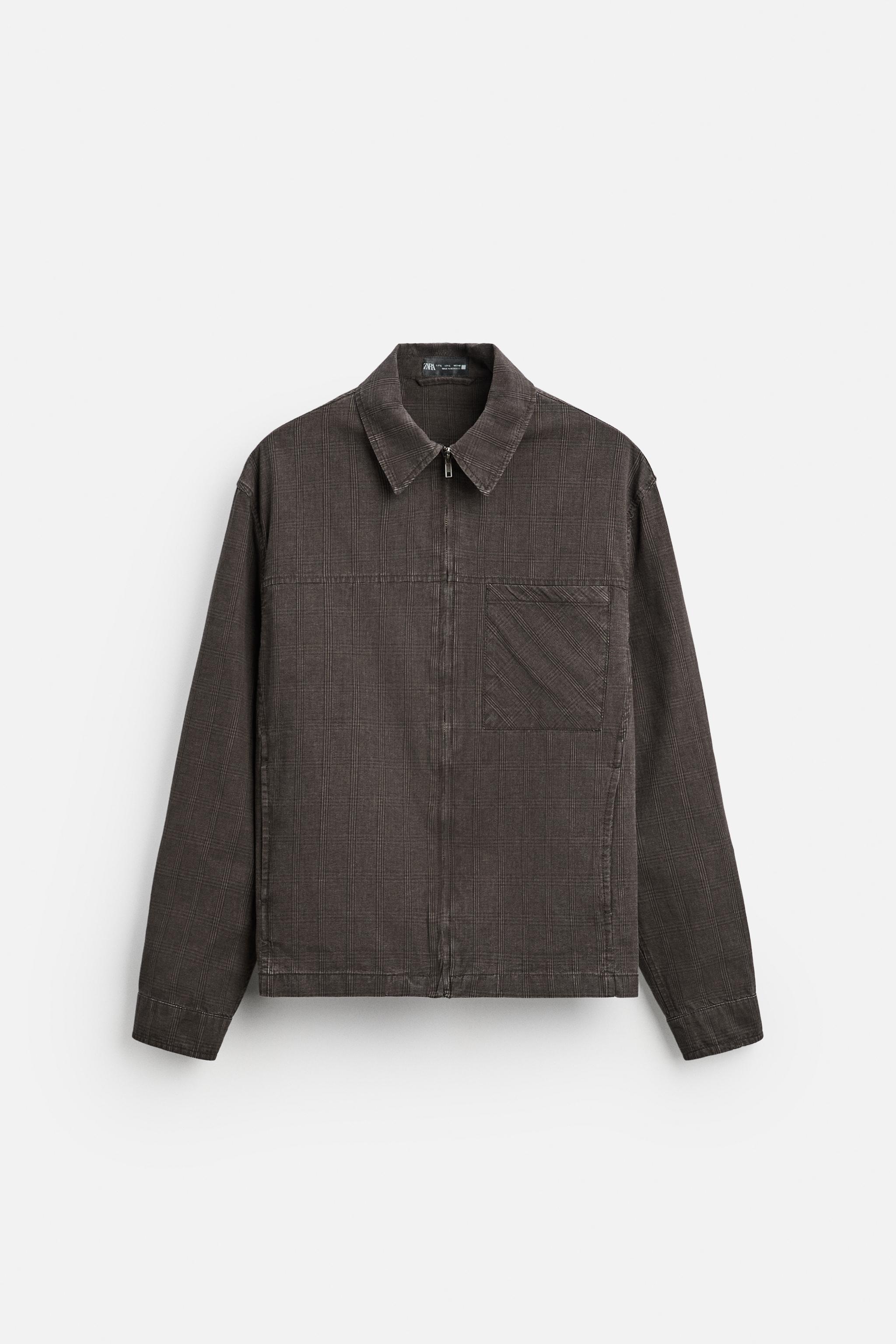 LIGHTWEIGHT PLAID JACKET Product Image