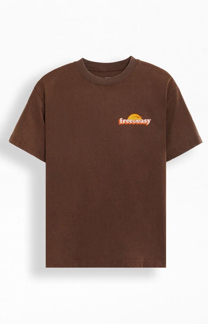 Free & Easy Mens California Gold Sunrise T-Shirt Product Image