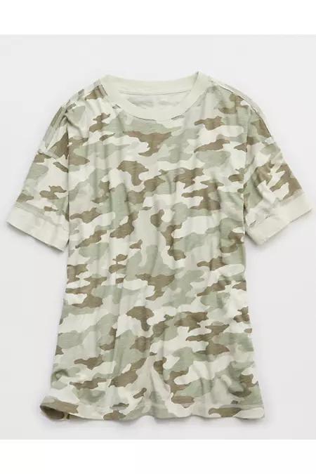 Aerie Crew Oversized Boyfriend T-Shirt Women's Product Image