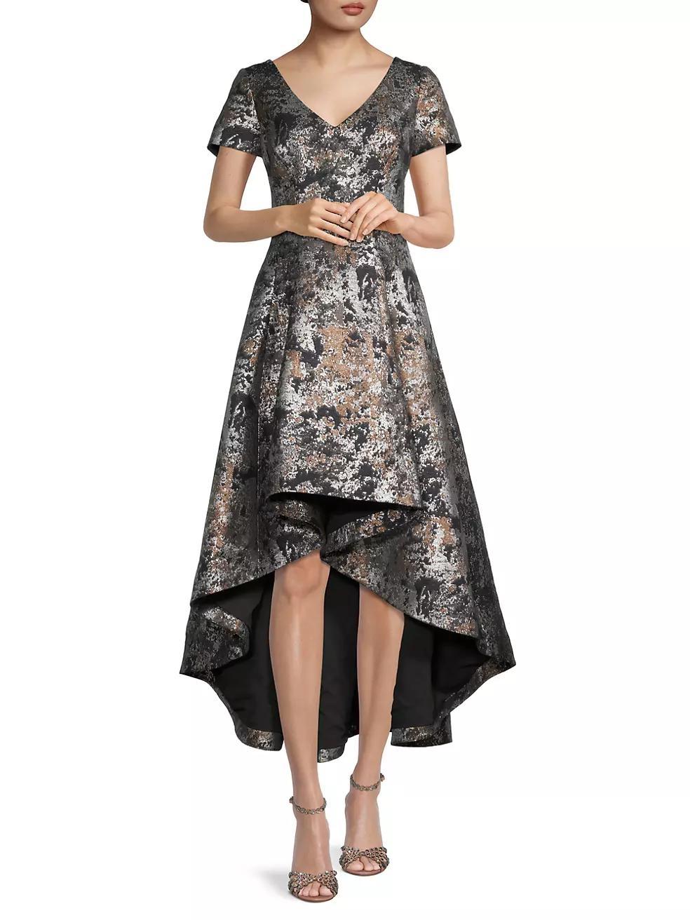 Jacquard High-Low Gown Product Image