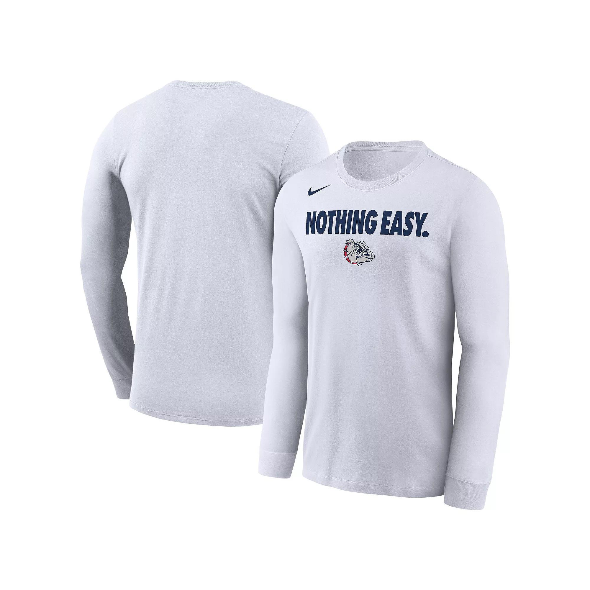 Creighton Nike Mens College Long-Sleeve T-Shirt | M22284MMBJ-WHT Product Image