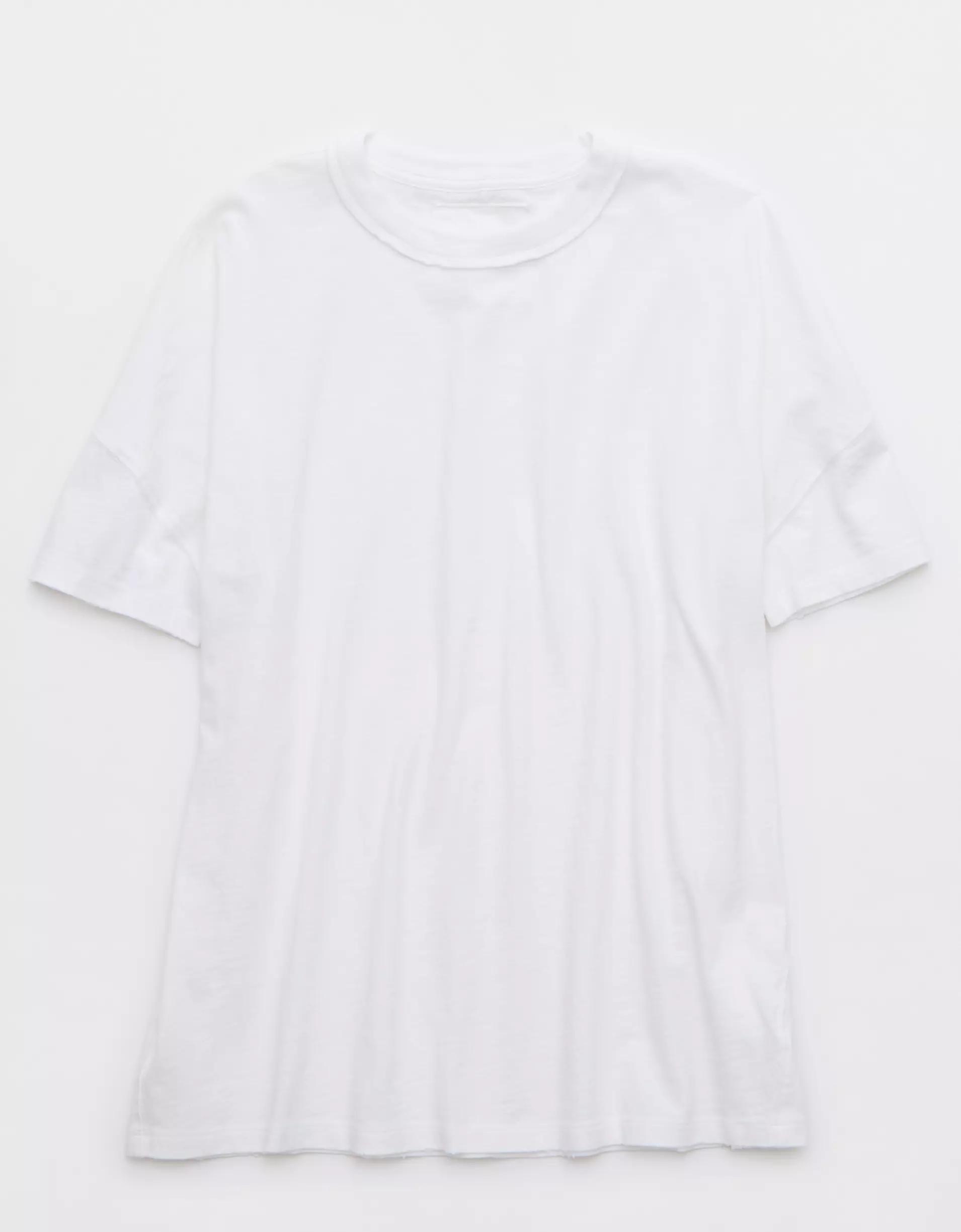 Aerie Oversized Crew Boyfriend T-Shirt Product Image