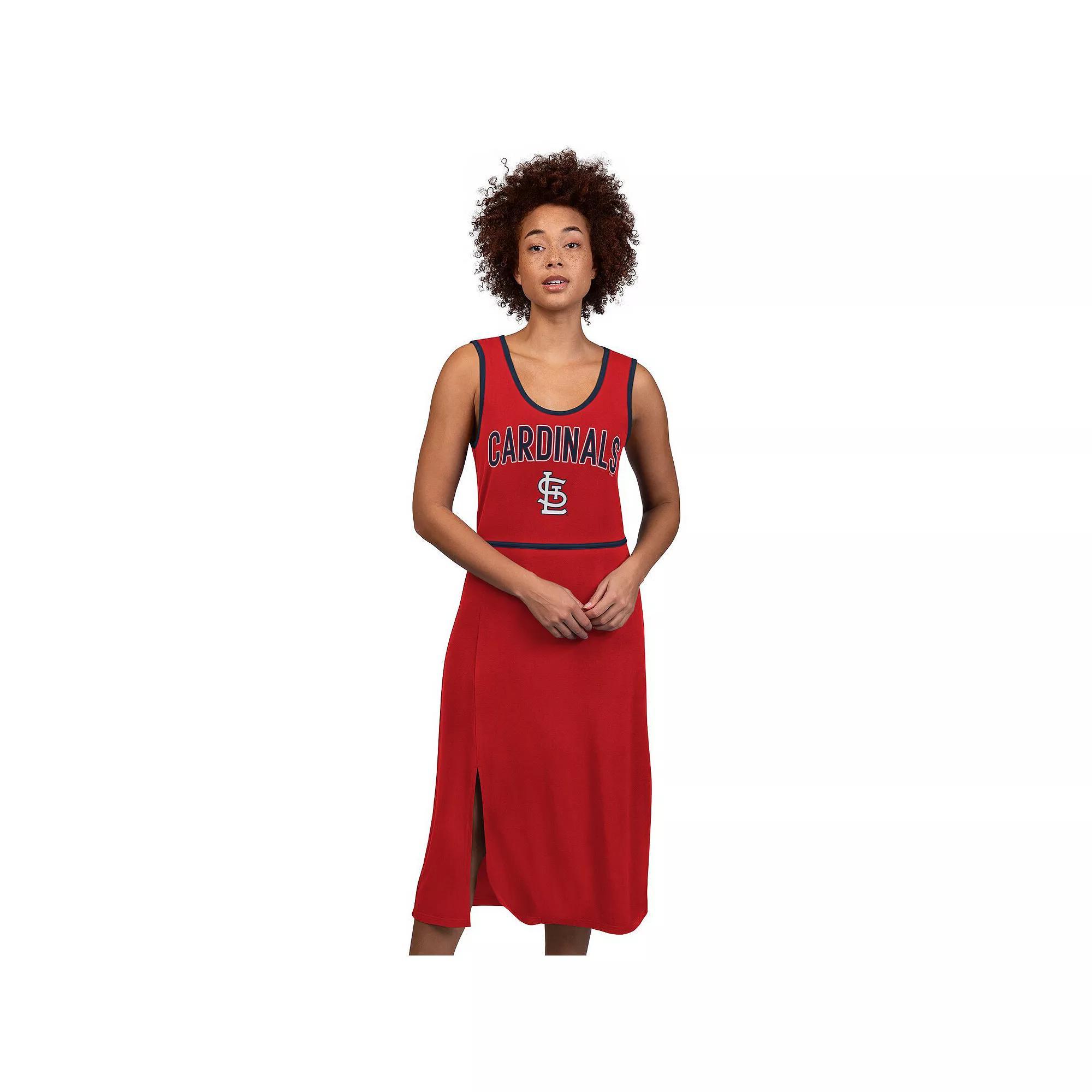 Women's G-III 4Her by Carl Banks Red St. Louis Cardinals Center Field Maxi Dress,  Product Image