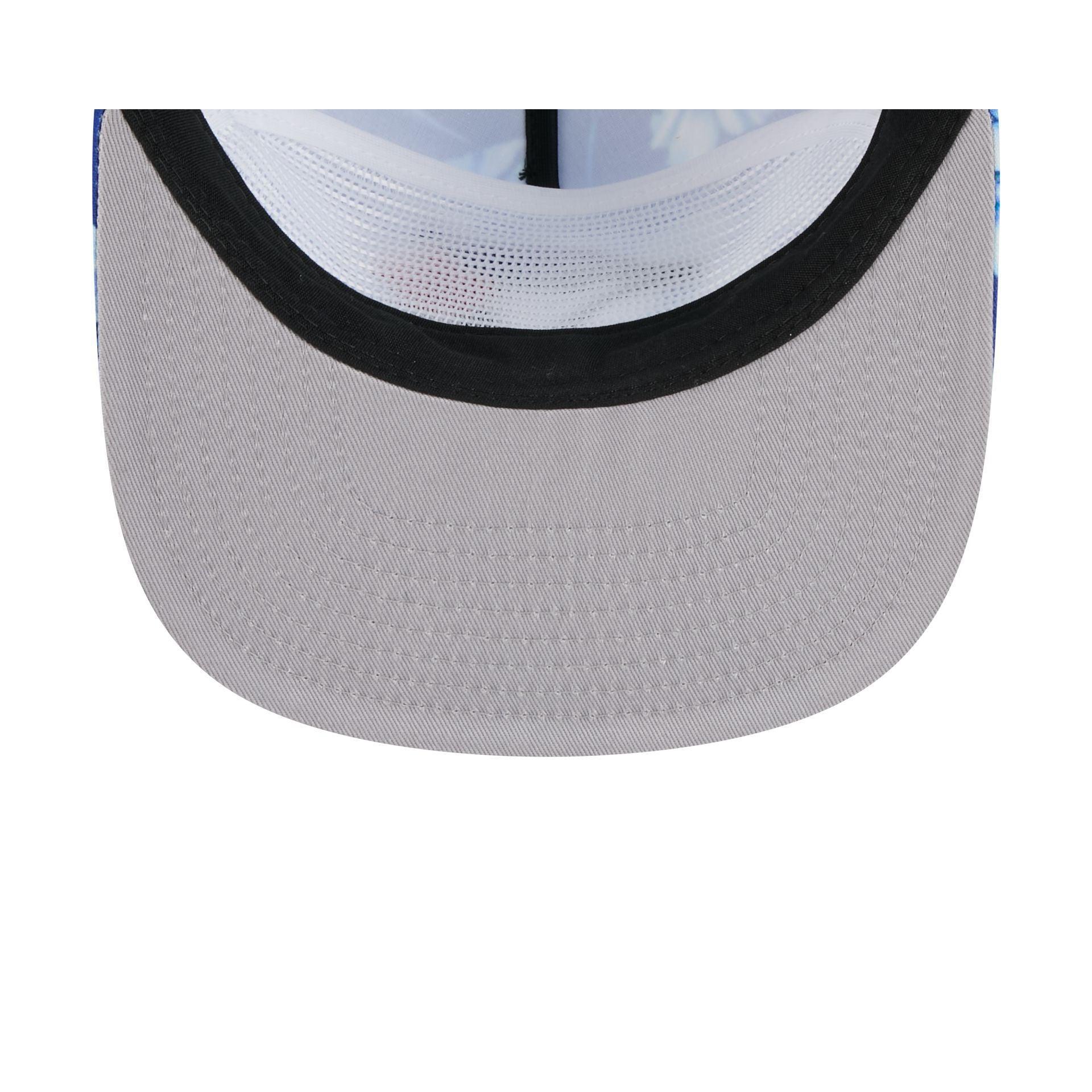 Toronto Blue Jays Pattern Golfer Trucker Hat Male Product Image