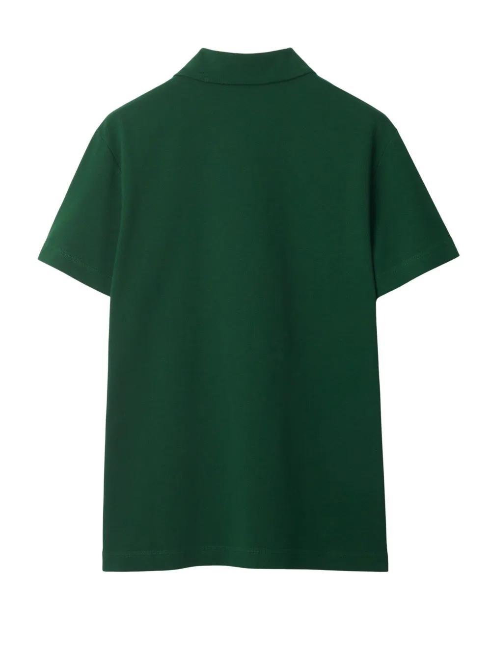 logo-embroidered cotton polo shirt Product Image