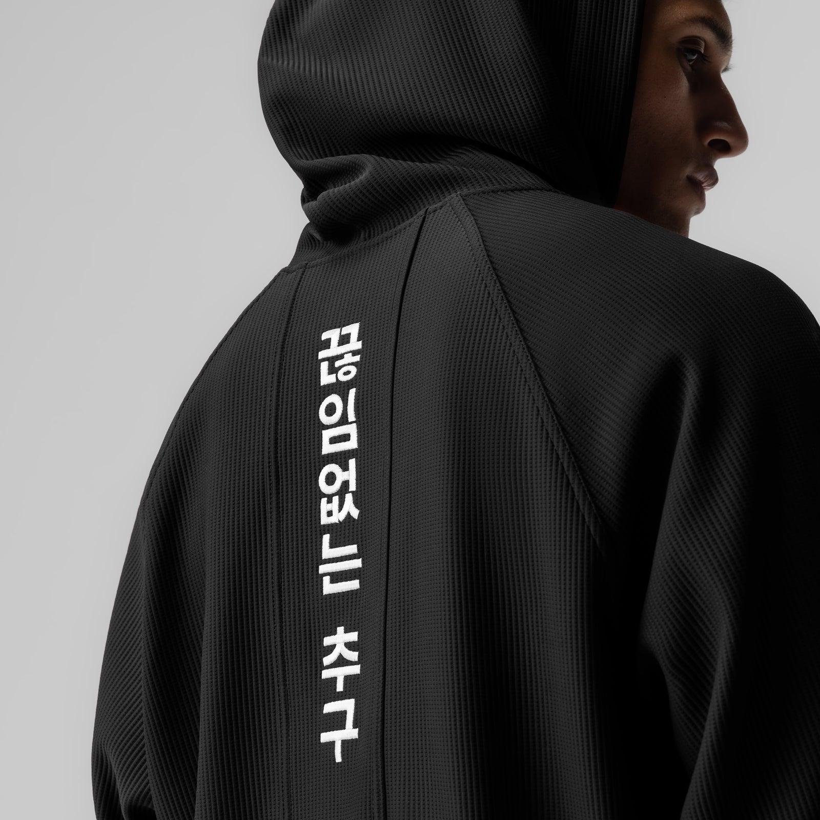 1019. Deltapeak® Oversized Hoodie - Black Product Image