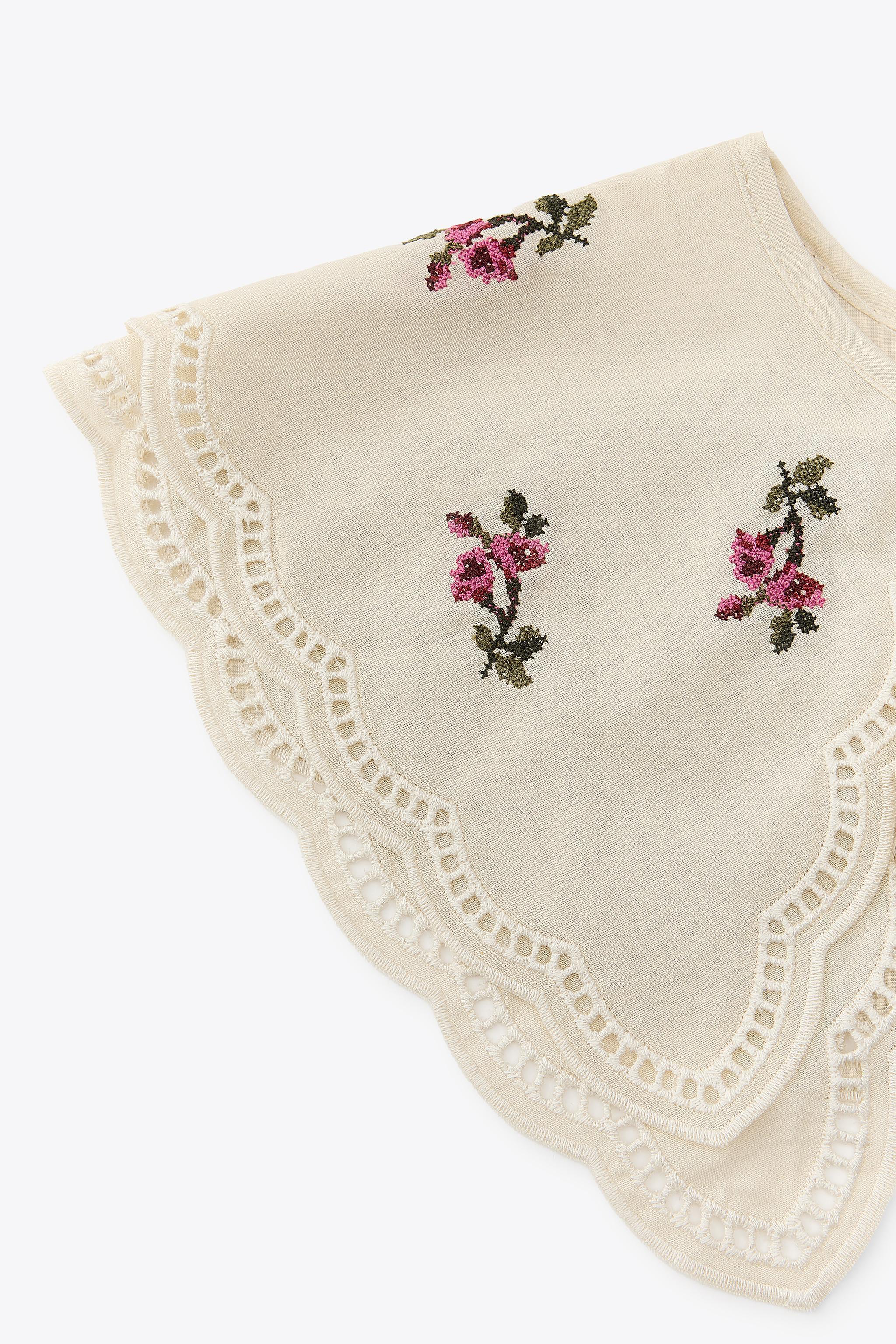 CROSS-STITCH EMBROIDERED COLLAR Product Image