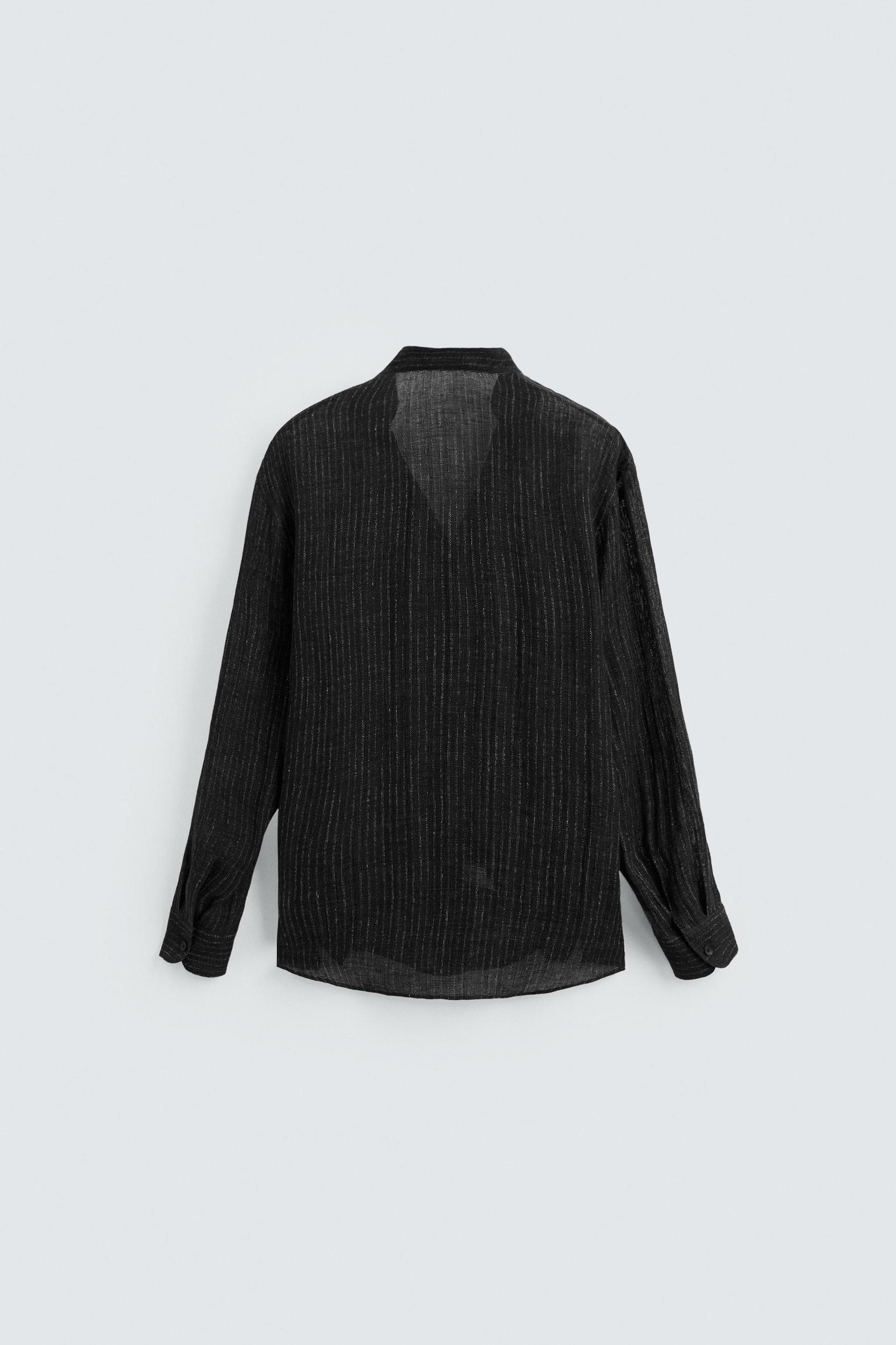 SEMI-SHEER TEXTURED SHIRT Product Image