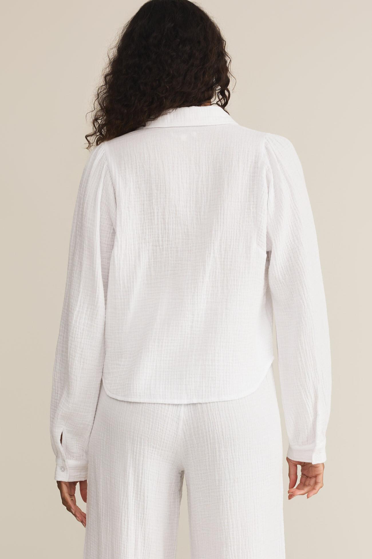 Campo Button Up Gauze Top Product Image