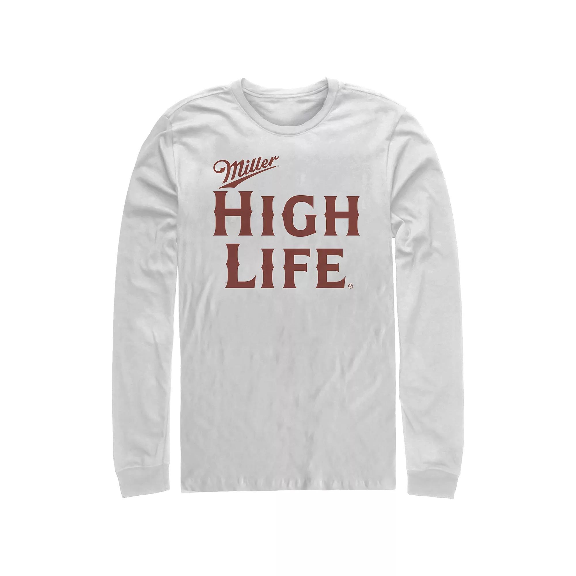 Men's High Life Stack Graphic Tee, Size: Small, White Product Image