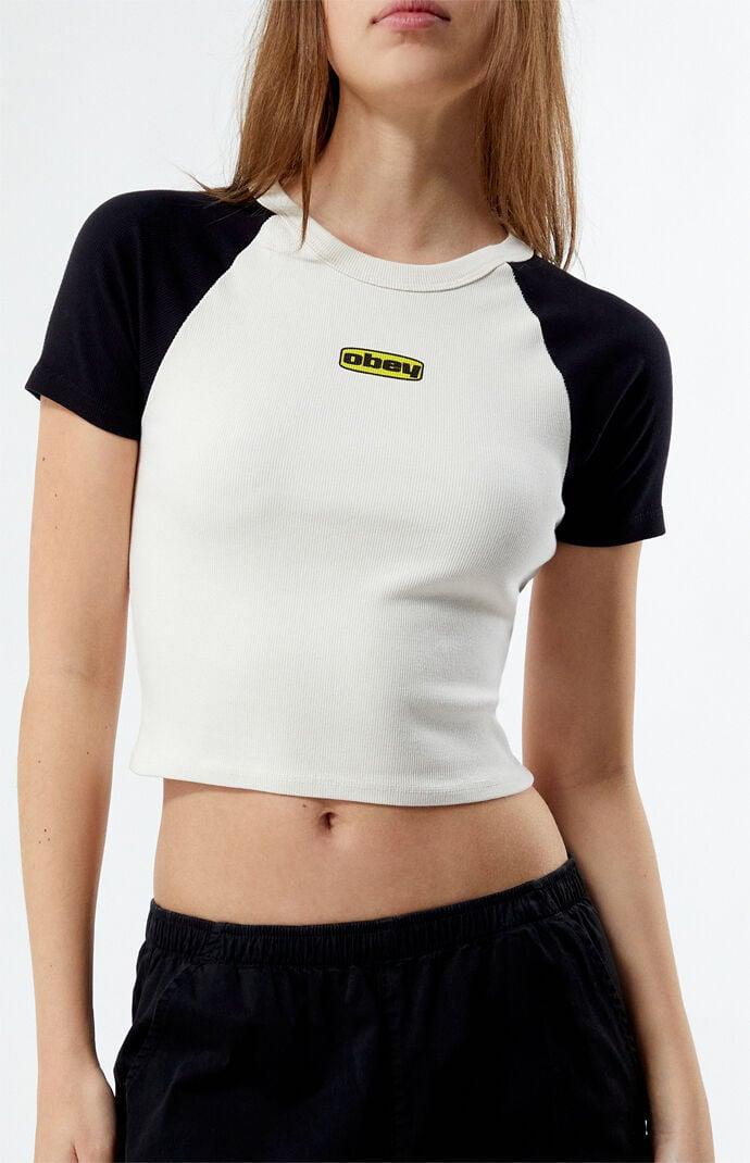 Obey Women's Bolt Raglan T-Shirt Product Image