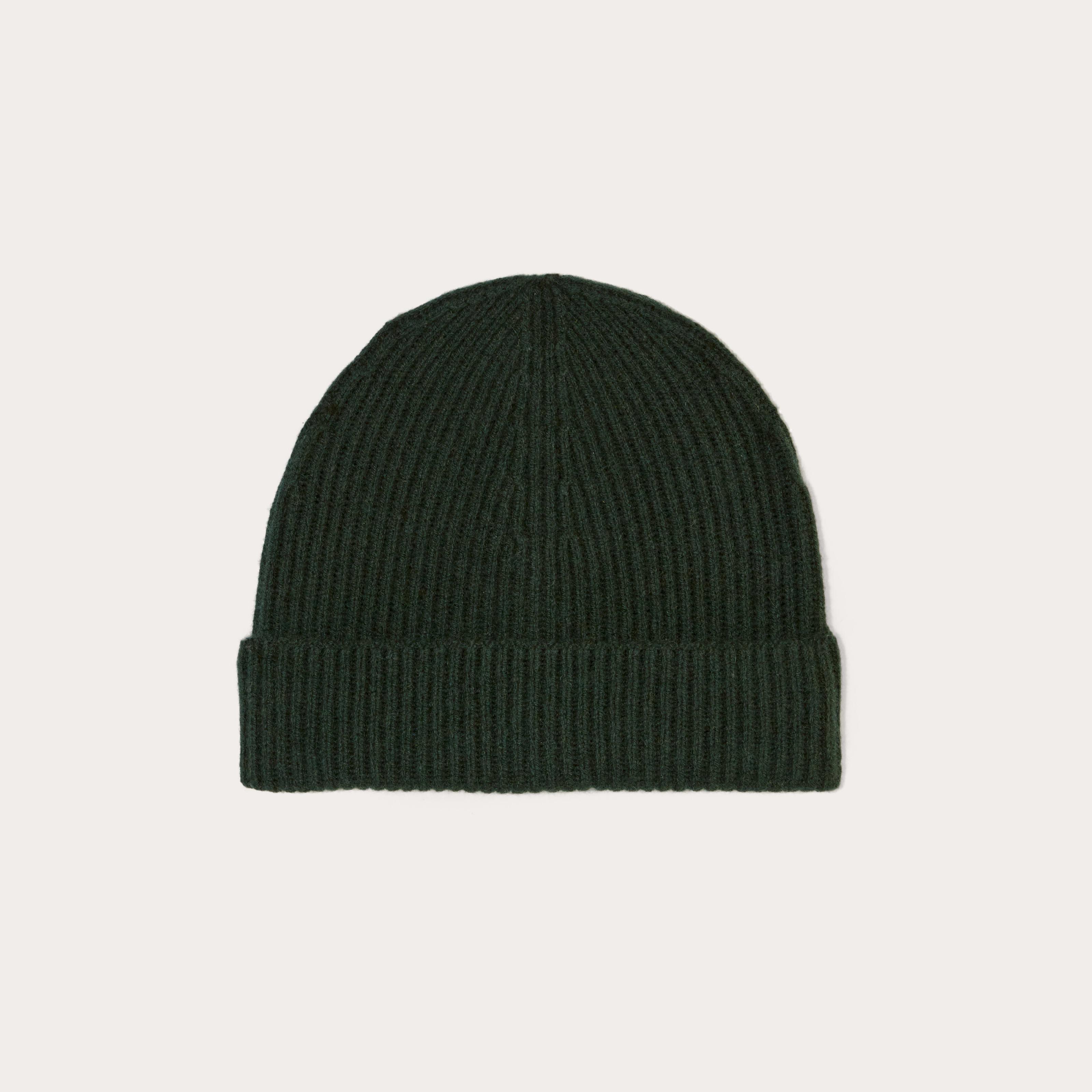 The Cashmere Ribbed Beanie Product Image