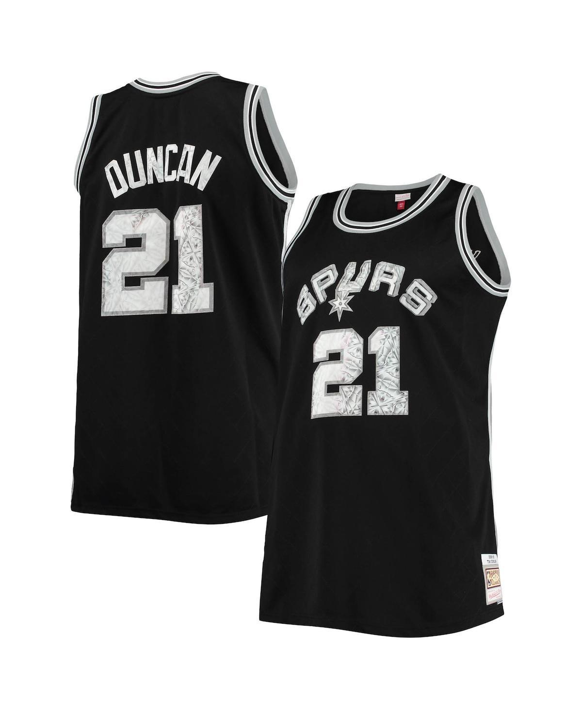 Mens Mitchell & Ness Tim Duncan San Antonio Spurs Big & Tall 1998/99 NBA 75th Anniversary Diamond Swingman Jersey Product Image