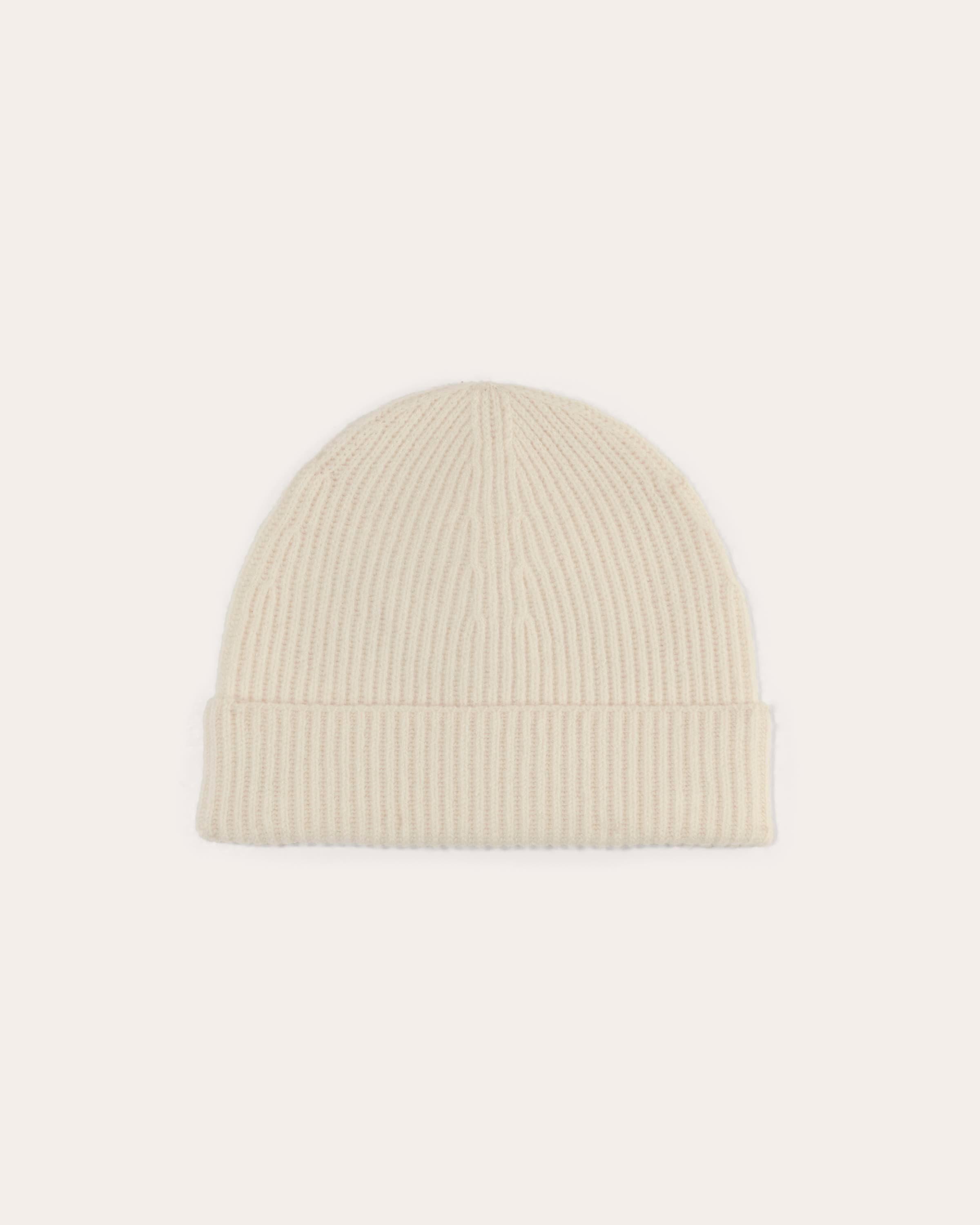 The Cashmere Ribbed Beanie Product Image