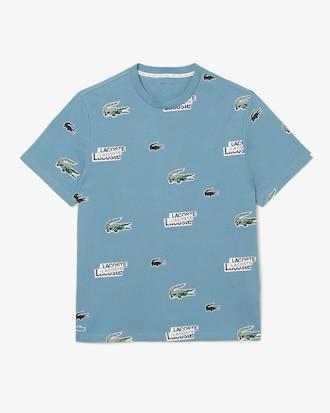 Lacoste Print Cotton Loungewear T-Shirt Product Image