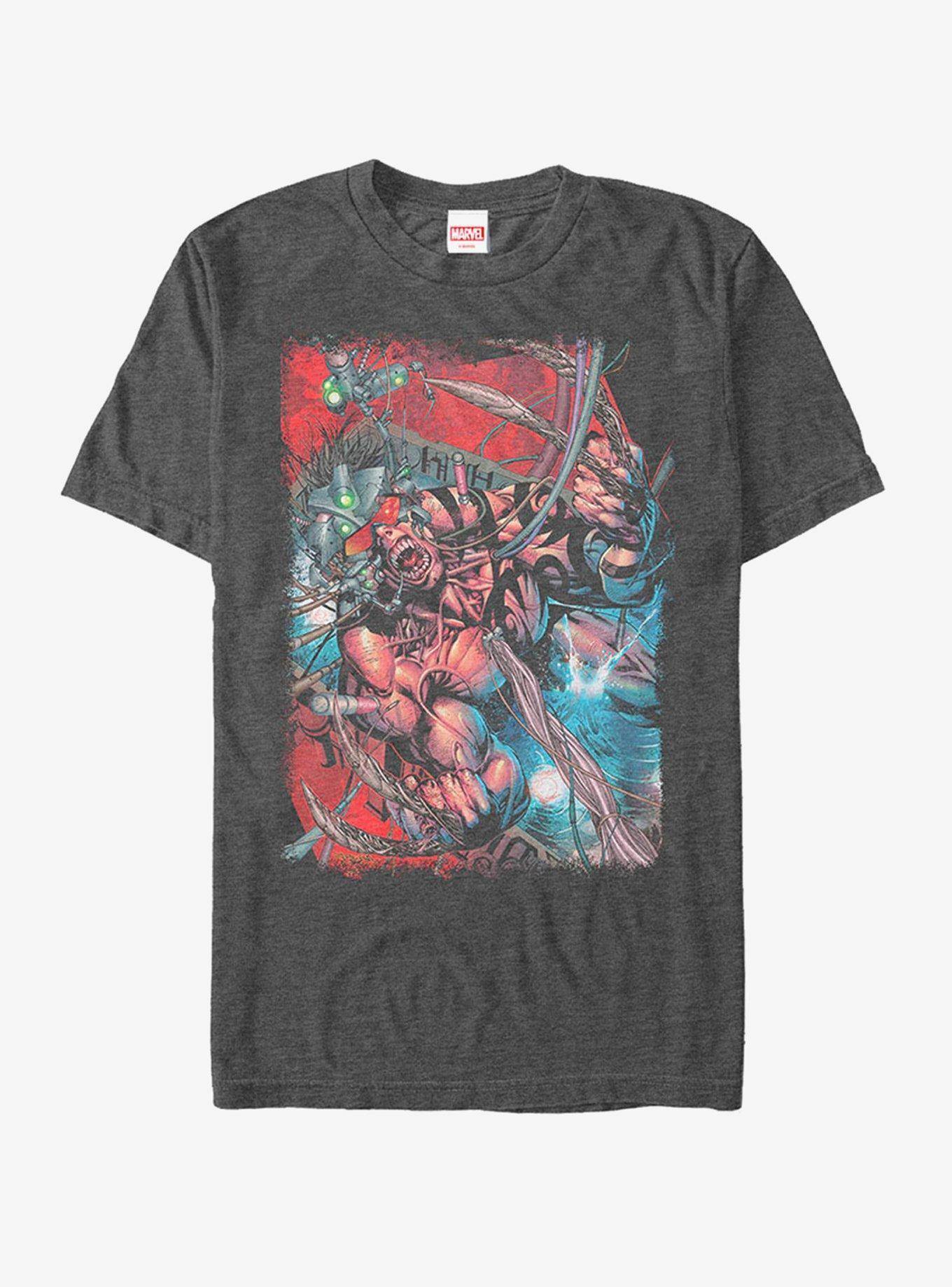 Marvel X-Men Dark Avenger Weapon X Wolverine T-Shirt Product Image