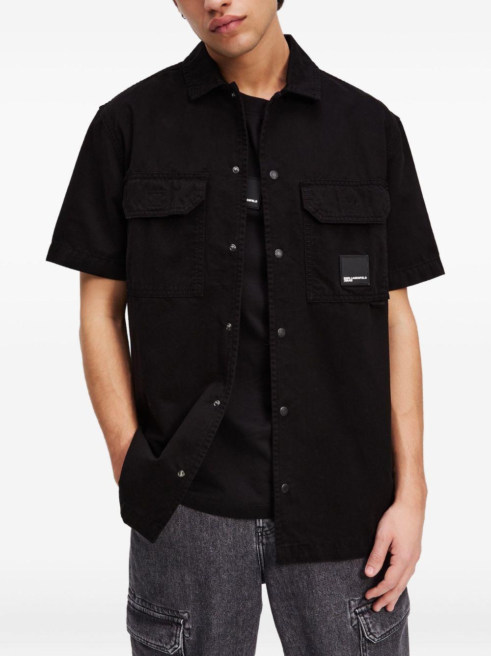 logo-patch shirt Product Image