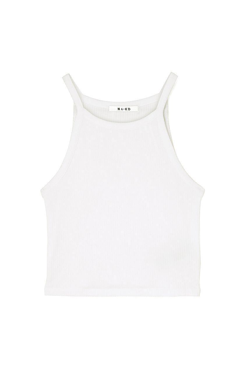 High Neck Crop Singlet Product Image
