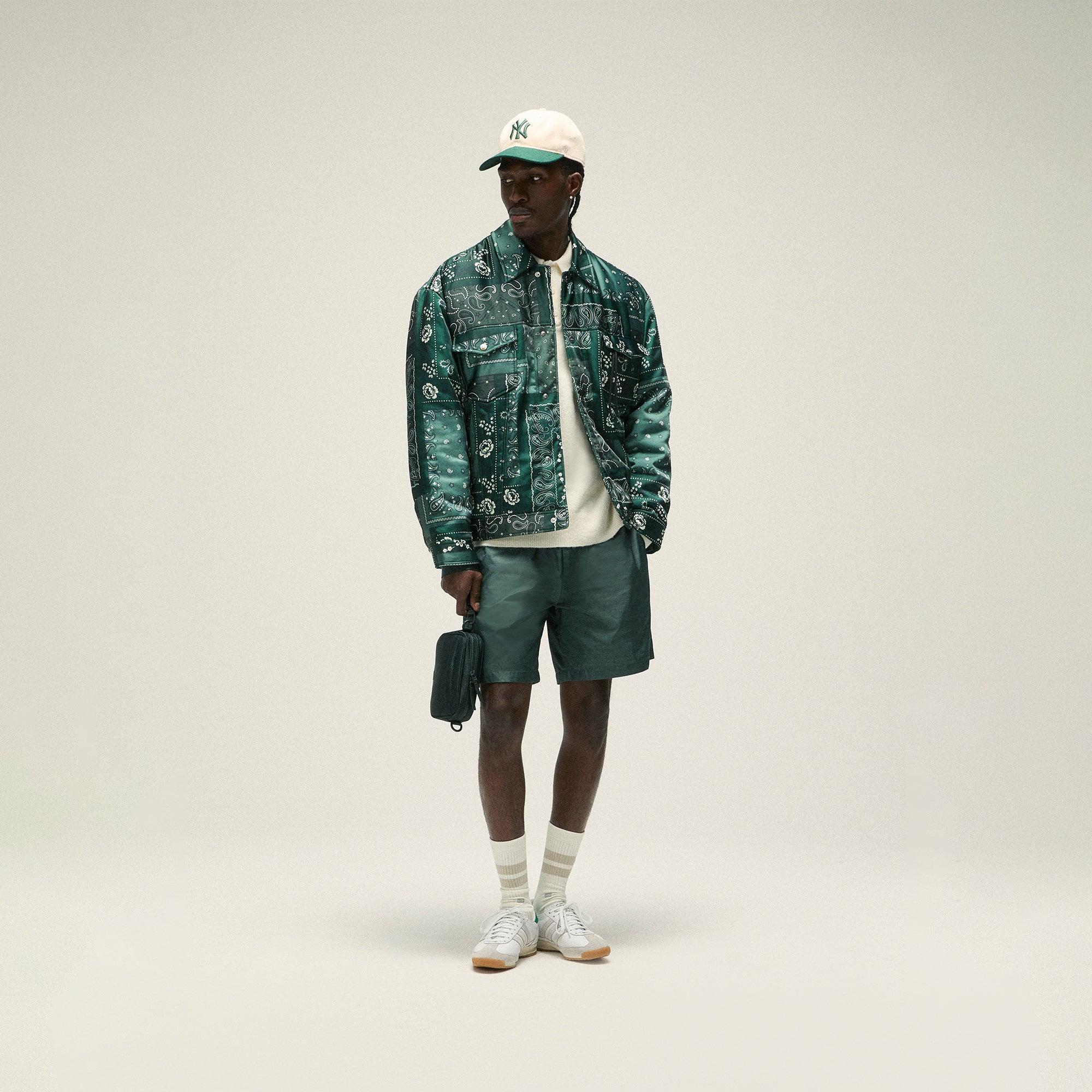 Kith Puffed Jase Satin Trucker Jacket - Stadium Male Product Image