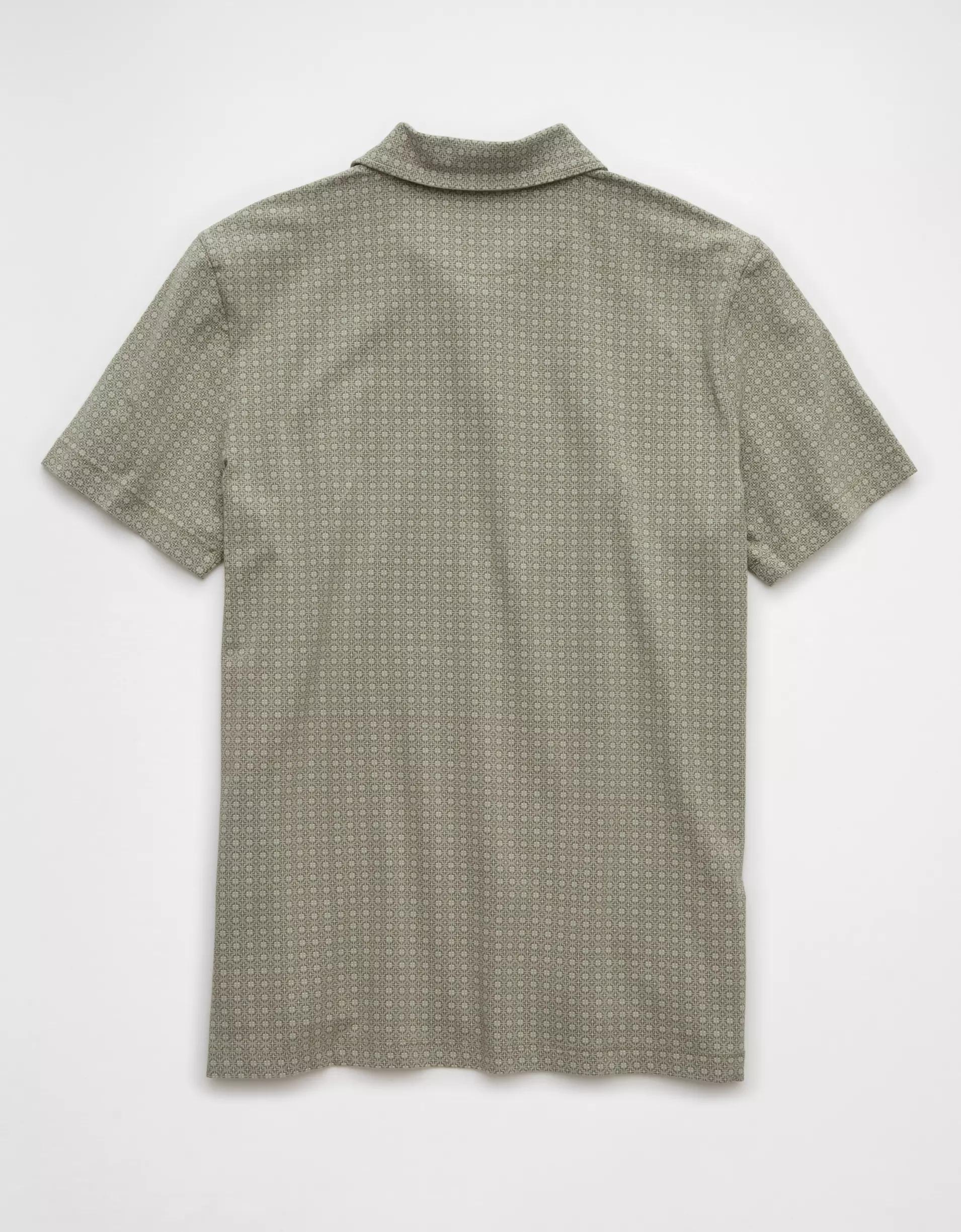 AE 24/7 Club Logo Printed Polo Shirt Product Image