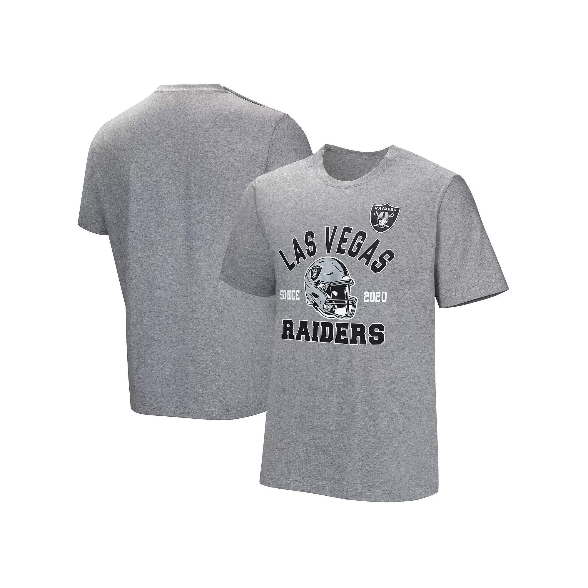 Men's Gray Las Vegas Raiders Tackle Adaptive T-Shirt,  Product Image