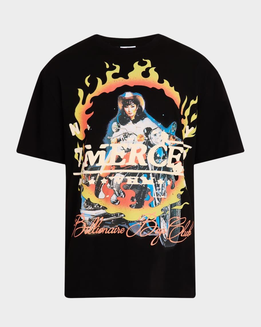 Billionaire Boys Club Oversize Mercer Motorcycle Graphic T-Shirt in Black at Nordstrom, Size X-Large Product Image